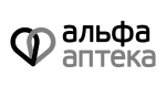 Логотип клиента Альфа Аптека - проект Немига
